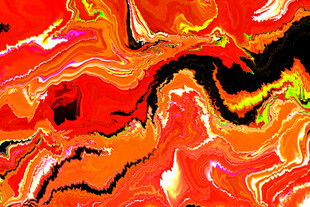 抽象炫彩流体艺术图案