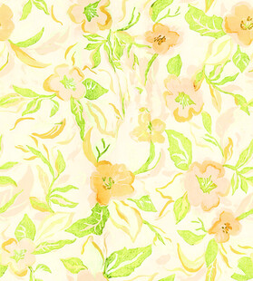 清新手绘花卉图案背景