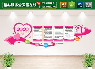 温馨妈妈小屋文化墙