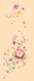 梦幻花卉装饰图案