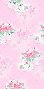 粉色花卉图案背景
