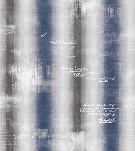 蓝白手写风纹理背景图