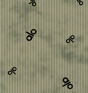 条纹背景上的黑色百分号图案