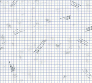方格纸上的手绘笔触痕迹