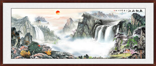 旭日东升中堂画