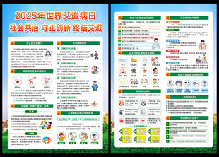2025世界艾滋病日宣传单