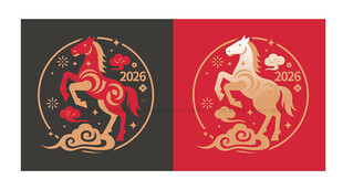 2026马年商场布置