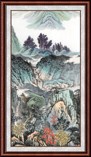 巨幅山水画 