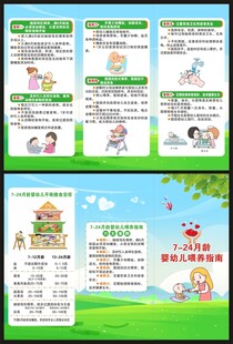 7至24月龄婴幼儿喂养指南折页