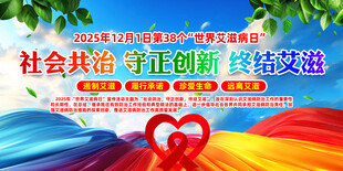 世界艾滋病日海报
