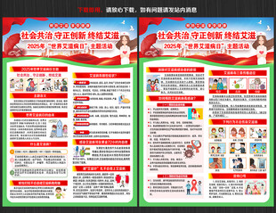世界艾滋病日宣传单