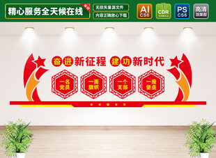 党支部建设文化墙