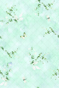 清新淡雅花卉纹理背景图