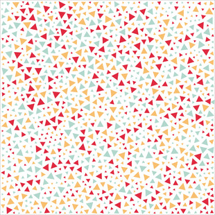 多彩心形图案背景