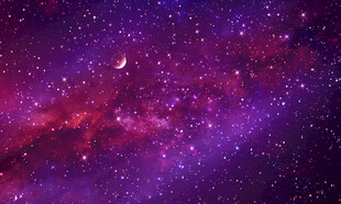 紫色星空背景