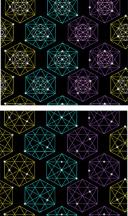 绚丽几何图案背景纹理