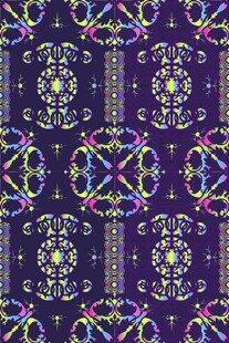 紫色几何图案无缝花纹