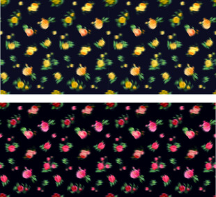 花卉图案布料设计图