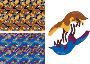 多彩动物图案设计集合