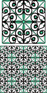 几何花纹图案设计