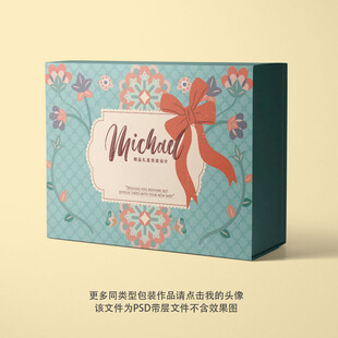 精品包装盒设计平面图图片