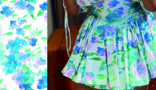 小碎花  水彩  玫瑰花