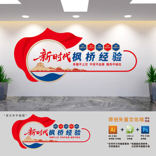 枫桥经验党建文化墙