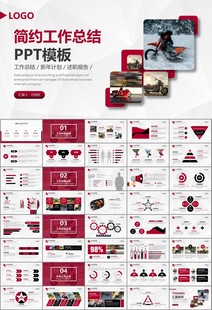 摩托车骑行极限运动动态PPT