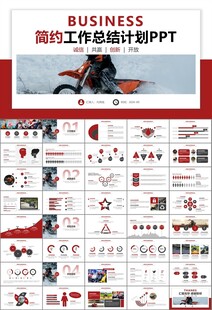 摩托车骑行极限运动动态PPT