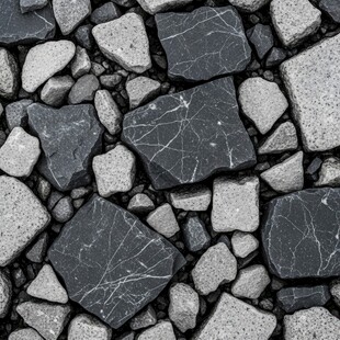碎石拼接的地面纹理