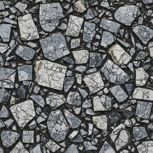 碎石路面纹理特写