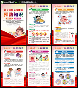 学校传染病预防海报