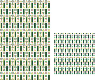 绿色几何图案纹理背景图