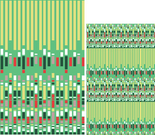 多彩电子元件线路板图案