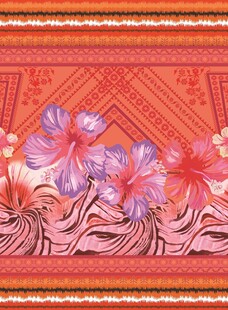 中式花卉纹样精美图案