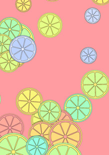 多彩圆形图案背景设计