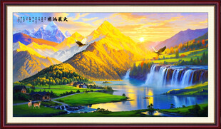 金山风景画