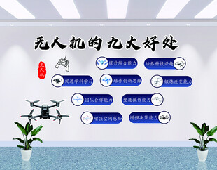 无人机的九大好处展示墙