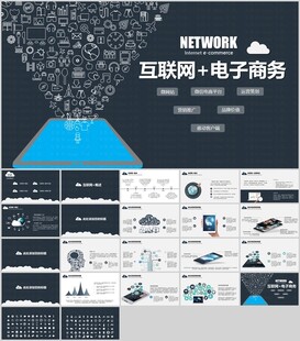 互联网电子商务PPT模板