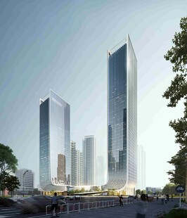 现代都市摩天大楼景观