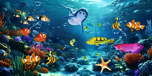 海底世界海底生物