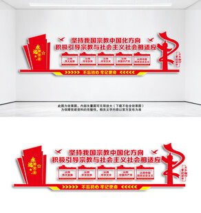 坚持宗教中国化方向文化墙