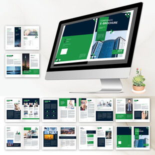 品牌画册InDesign模板