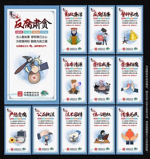 反腐倡廉展板