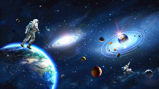 星空软膜天花宇宙星球