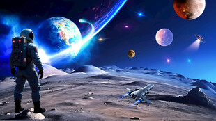 星球登陆宇航员