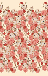 粉色花卉图案背景纹理