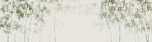 新中式水墨竹子背景墙