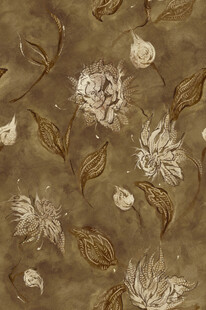 复古花卉图案布料纹理