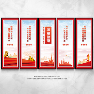 应急管理文化墙